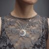 Collar Luna calada Plata - Imagen 3