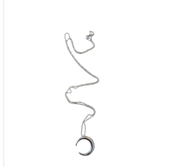 Collar Luna Simple PLATA - Imagen 4