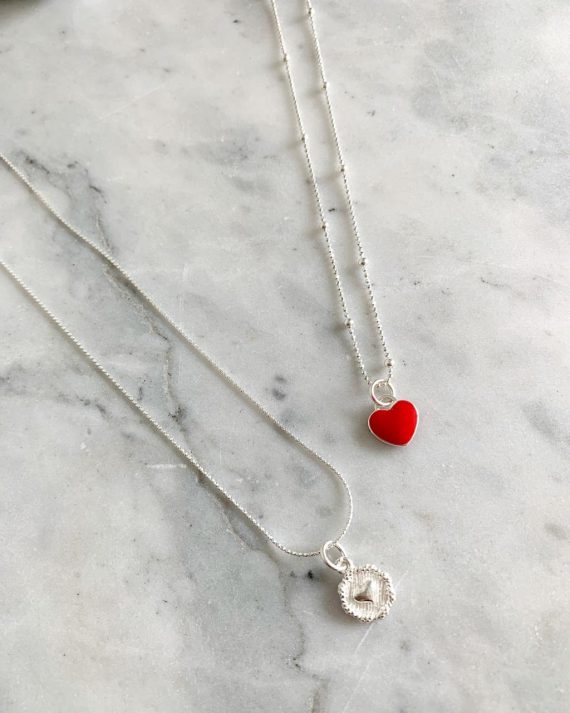 Collar mini moneda Corazon - Imagen 2