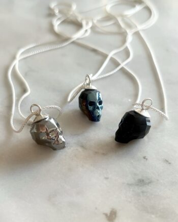 Collar calavera Cristal