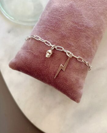 Pulsera rayo y calaverita