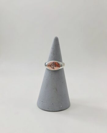 Anillo Sello Ovalado golondrina